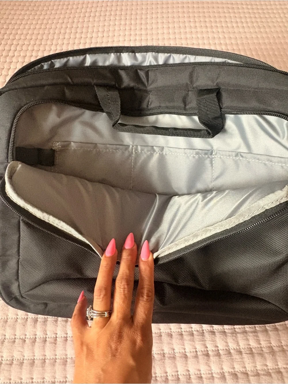 Black Laptop Shoulder Bag